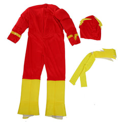 The Flash Cosplay Costume with Mask Boys Girls Bodysuit Kids Halloween Fancy Jumpsuits