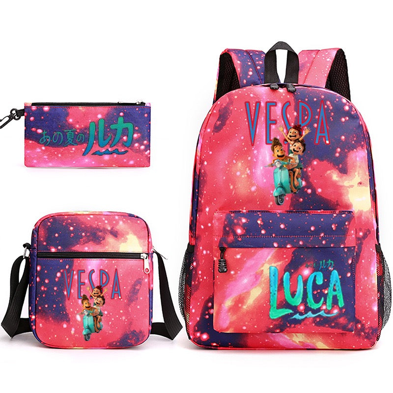 Luca Schoolbag Backpack Shoulder Bag Pencil Case set for Kids Students