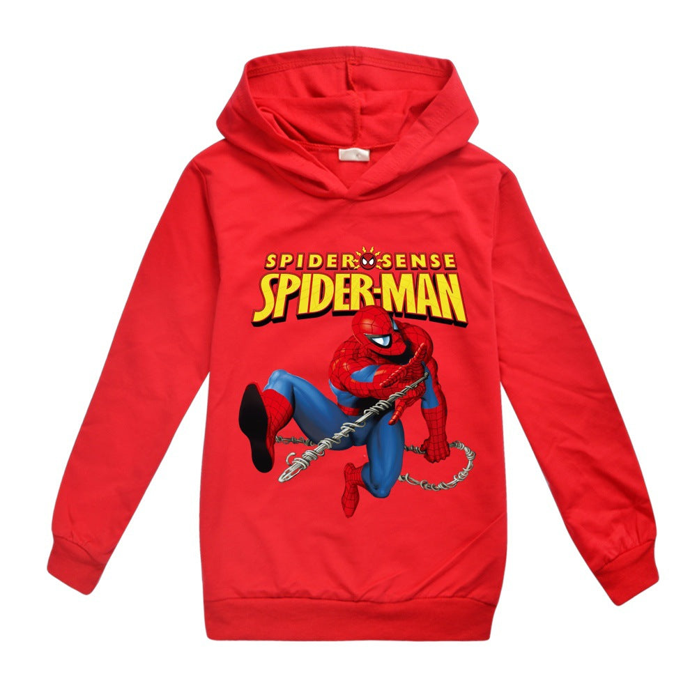 Spiderman Casual Sweatshirt  Spring Autumn Hoodie for Kids