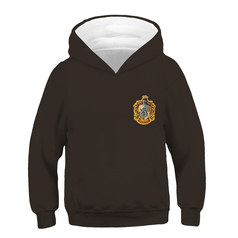 Harry Potter Horgwarts Slytherin Hufflepuff Unisex Hoodie Sweater for Kids