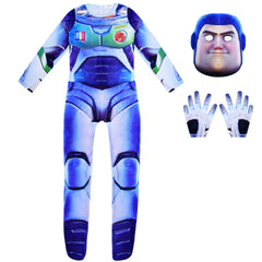 Lightyear Cosplay Costume with Mask Boys Girls Bodysuit Halloween Fancy Jumpsuits