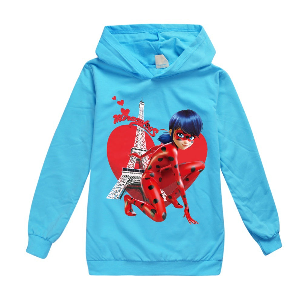 Ladybug Casual Sweatshirt  Spring Autumn Hoodie for Kids