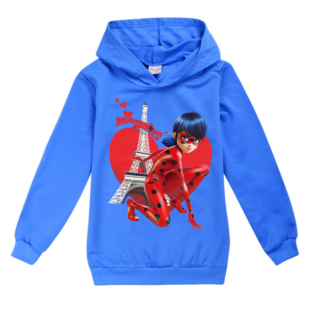 Ladybug Casual Sweatshirt  Spring Autumn Hoodie for Kids