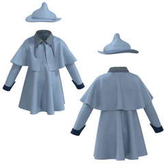 Fleur Delacour Cosplay Costume Beauxbatons School Uniform Suit for Kids Girls