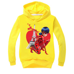 Ladybug Casual Sweatshirt  Spring Autumn Hoodie for Kids