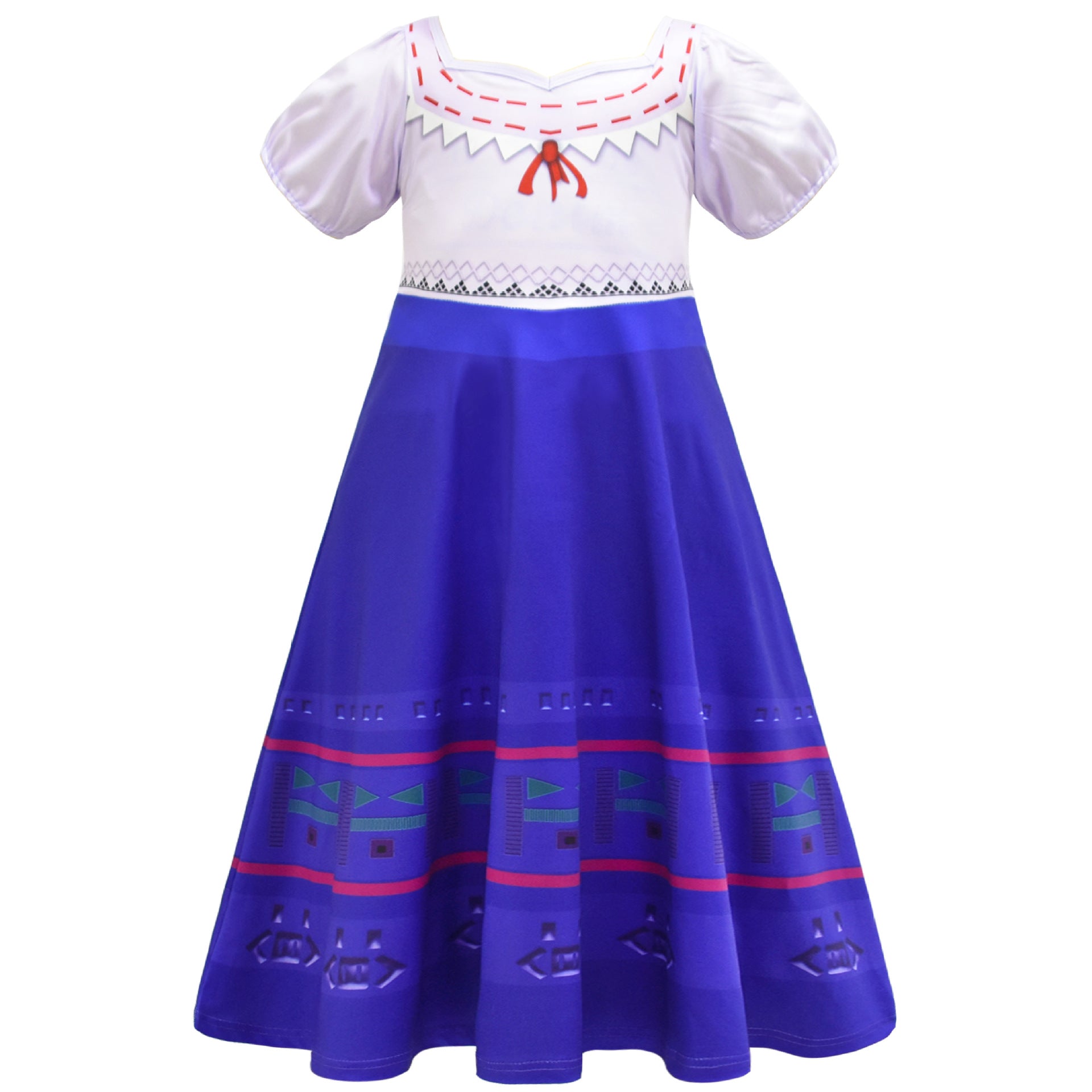 Encanto Louisa Cosplay Dress for Baby Girls Halloween Fancy Skirt