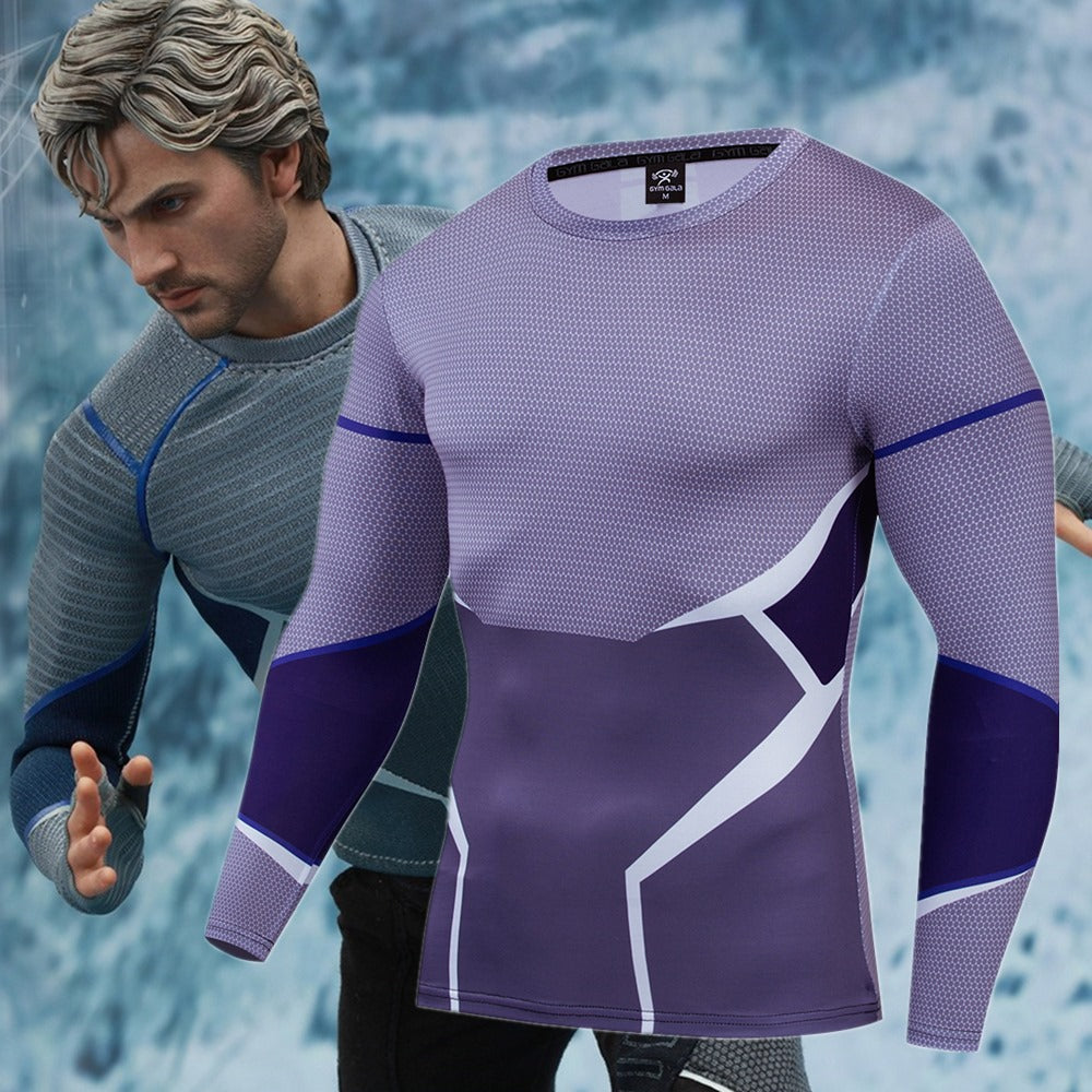 Quicksilver Cosplay Shirt Short Sleeve Long Sleeve T-shirt Halloween Costume