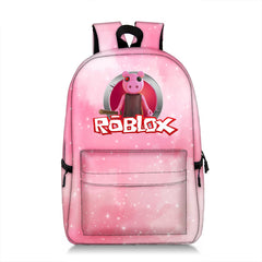 Piggy Roblox Full Printed Backpack Schoolbag Travel Notebook Bag for Kids Students
