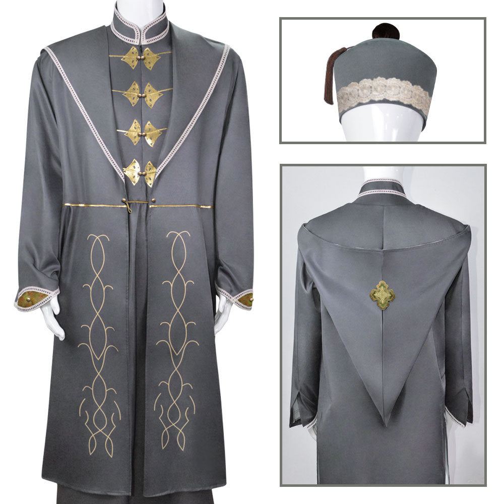 Professor Albus Dumbledore Uniform Clothes Harry Potter Halloween Cosplay Costume