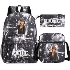 Taylor Swift Printed Schoolbag Backpack Shoulder Bag Pencil Bag 3pcs set for Kids Students