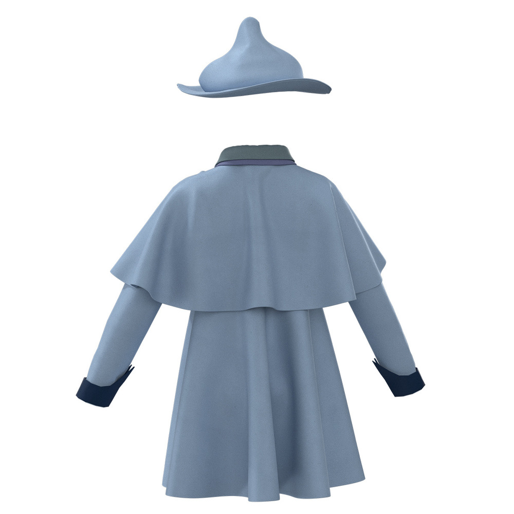 Fleur Delacour Cosplay Costume Beauxbatons School Uniform Suit for Kids Girls