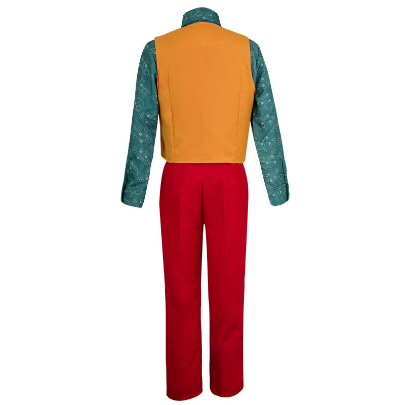 Joker Clown Joaquin Phoenix Halloween Cosplay Costume for Kids Adults