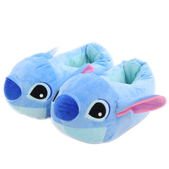 Lilo Stitch Slippers Winter Warm Plush Shoes for Kids Youth Home