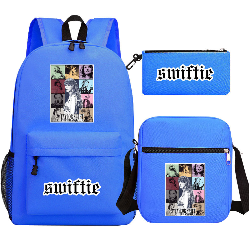 Taylor Swift Printed Schoolbag Backpack Shoulder Bag Pencil Bag 3pcs set for Kids Students