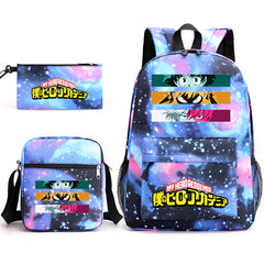 My Hero Academia Schoolbag Backpack Shoulder Bag Pencil Case set for Kids Students