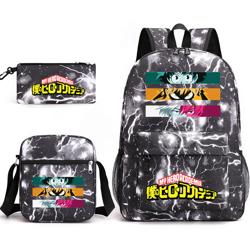 My Hero Academia Schoolbag Backpack Shoulder Bag Pencil Case set for Kids Students