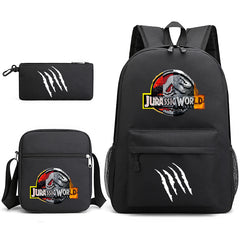 Jurassic World Schoolbag Backpack Shoulder Bag Pencil Case set for Kids Students