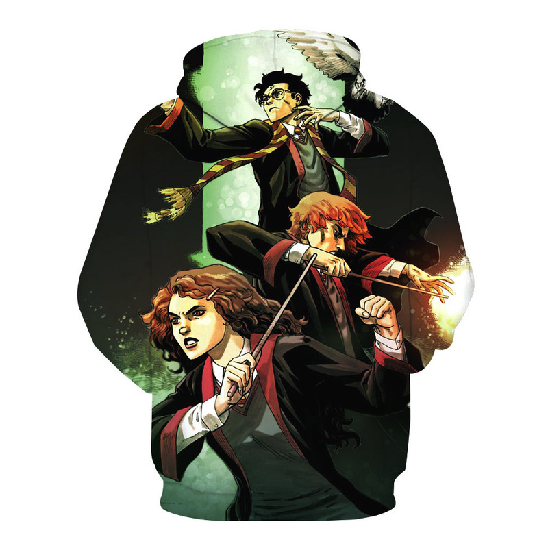 Harry Potter Hogwarts New Fashion Casual Hoodie Sweater Unisex Sweatshirt Coat