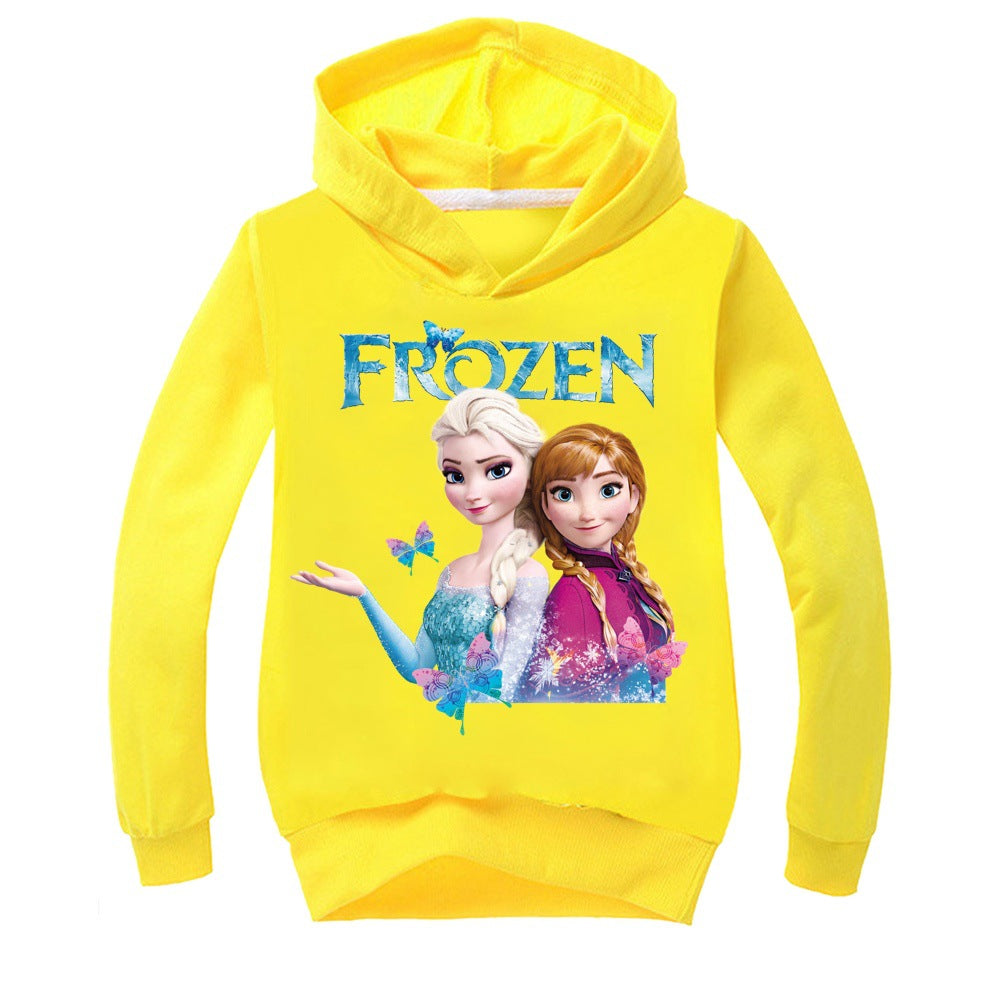 Frozen Princess Elsa  Casual Sweatshirt  Spring Autumn Hoodie for Kids