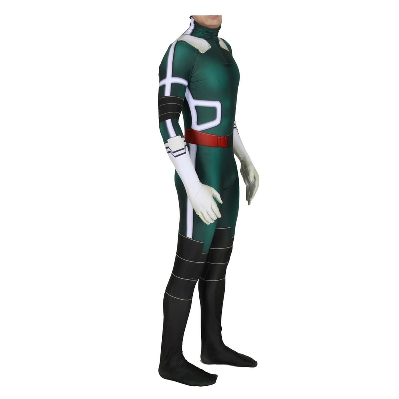 My Hero Academia Midoriya Izuku Deku Cosplay Costume Kids Adults Bodysuit Halloween Fancy Jumpsuits