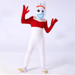 Toy Story Forky Cosplay Costume with Mask Kids Adults Bodysuit Halloween Fancy Jumpsuits