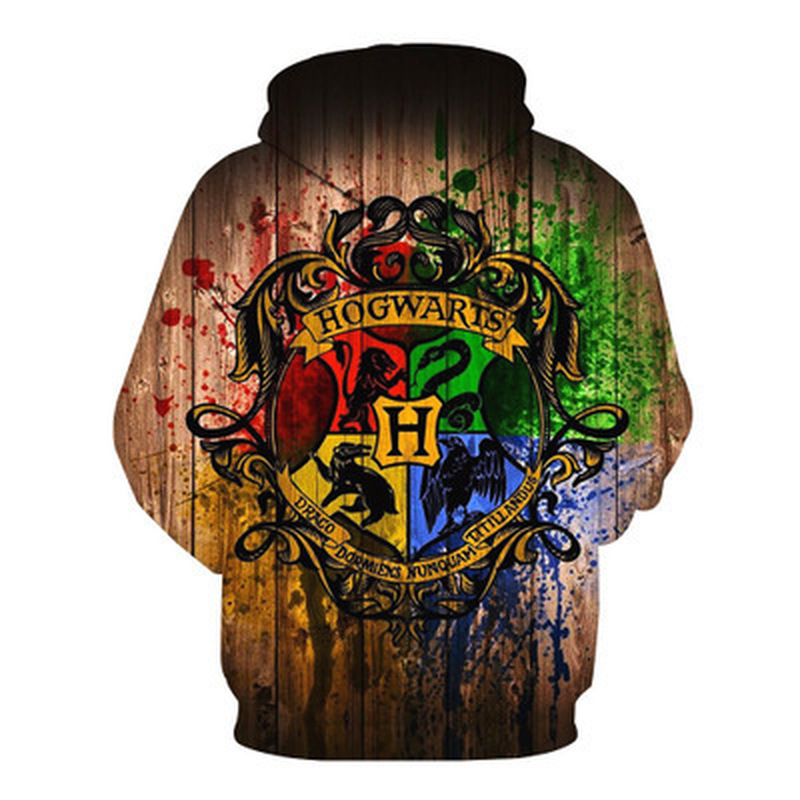 Harry Potter Hogwarts New Fashion Casual Hoodie Sweater Unisex Sweatshirt Coat