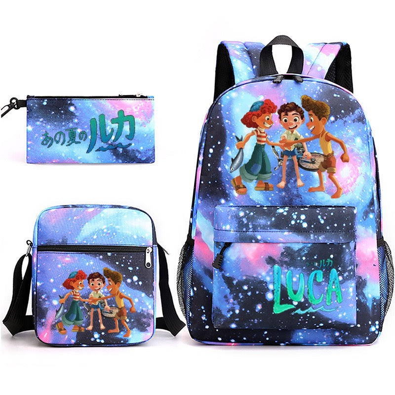 Luca Schoolbag Backpack Shoulder Bag Pencil Case set for Kids Students