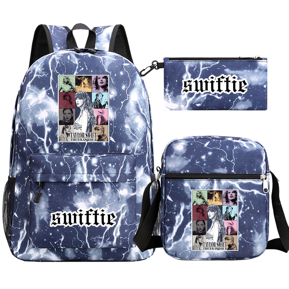 Taylor Swift Printed Schoolbag Backpack Shoulder Bag Pencil Bag 3pcs set for Kids Students