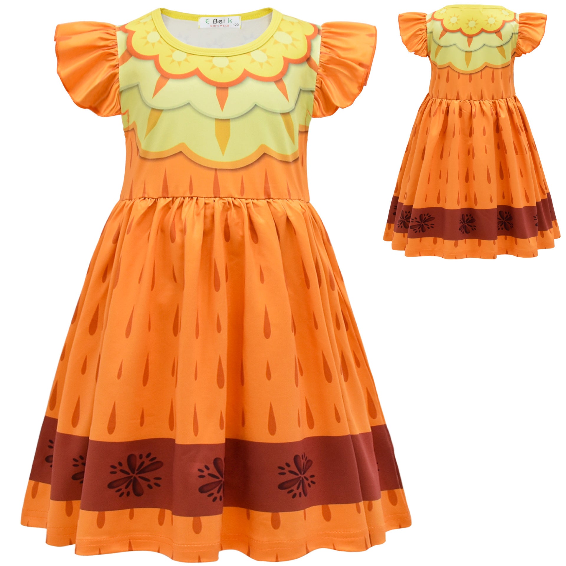 Encanto Cosplay Dress for Baby Girls Halloween Fancy Skirt