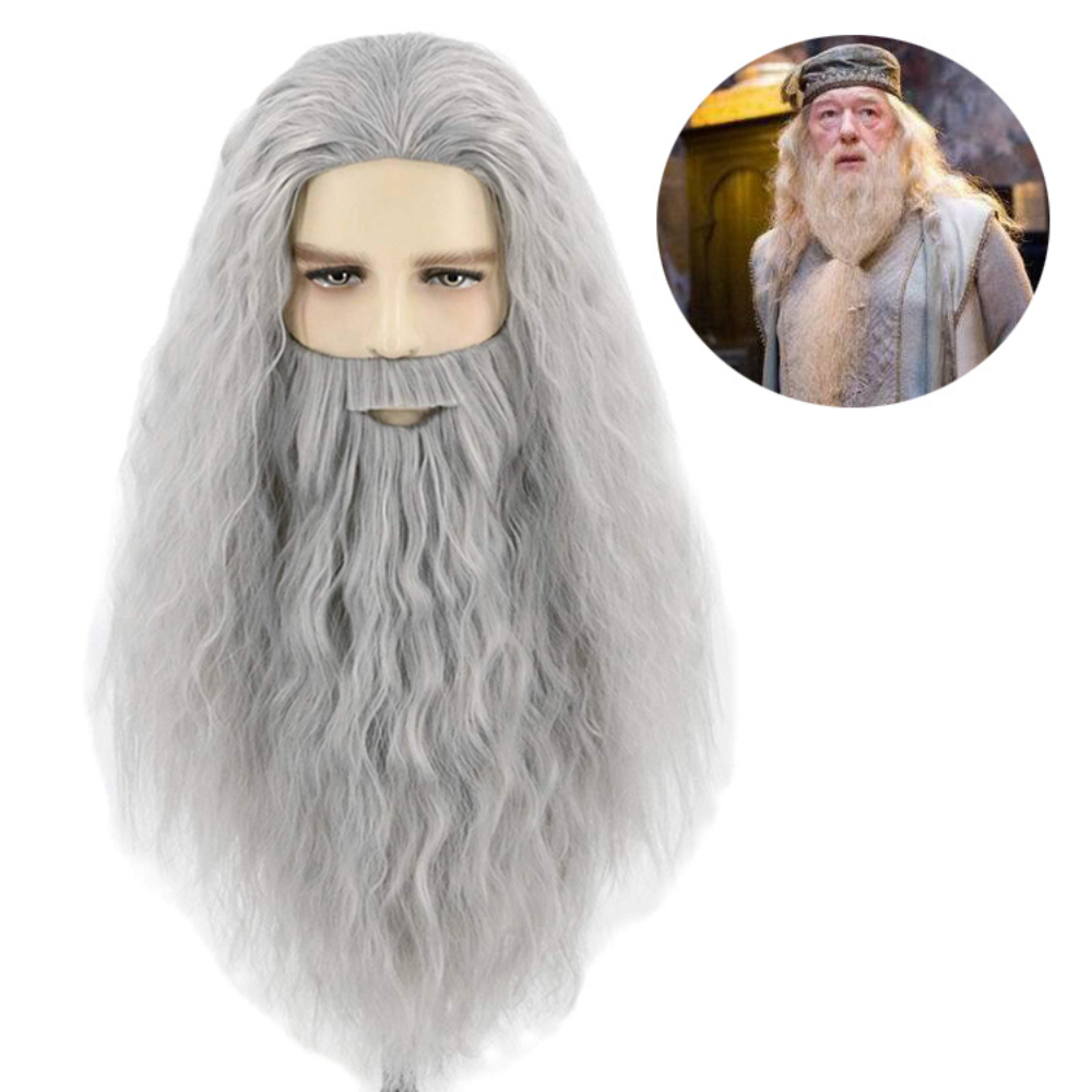 Professor Albus Dumbledore Uniform Clothes Harry Potter Halloween Cosplay Costume