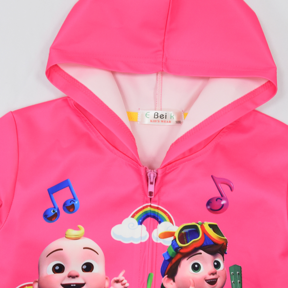 Super JoJo Zipper Hooded Jacket Spring Autumn Coat for Kids Boy Girls