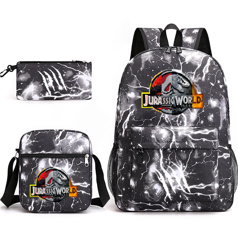 Jurassic World Schoolbag Backpack Shoulder Bag Pencil Case set for Kids Students