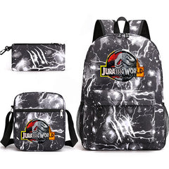 Jurassic World Schoolbag Backpack Shoulder Bag Pencil Case set for Kids Students