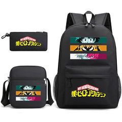 My Hero Academia Schoolbag Backpack Shoulder Bag Pencil Case set for Kids Students