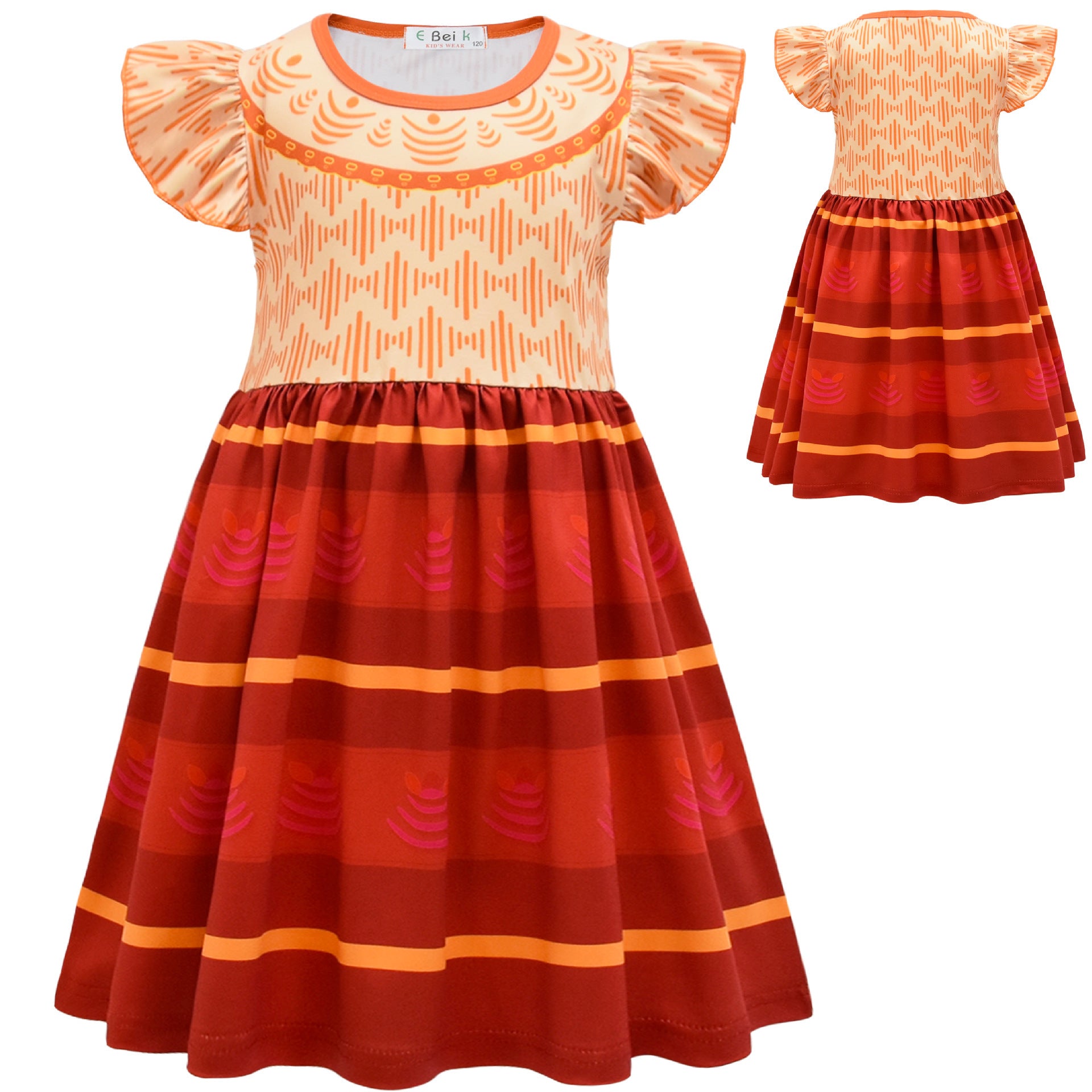Encanto Cosplay Dress for Baby Girls Halloween Fancy Skirt