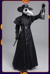 Darkest Dungeon Doctor Schnabel Halloween Cosplay Costume Long-billed Crow Dress Uniform