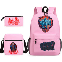 Stranger Things Schoolbag Backpack Shoulder Bag Pencil Case set for Kids Students